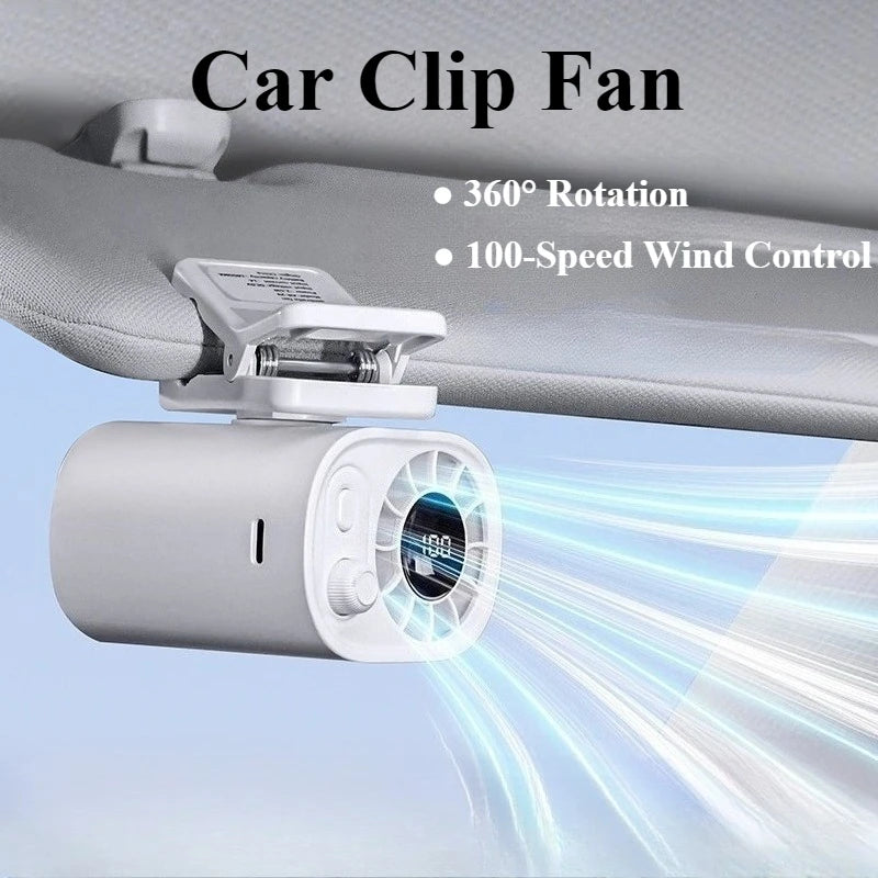 Clip-On Car Cooling Fan