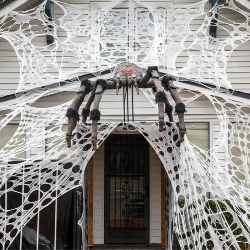 Spooky Stretch Spider Webs