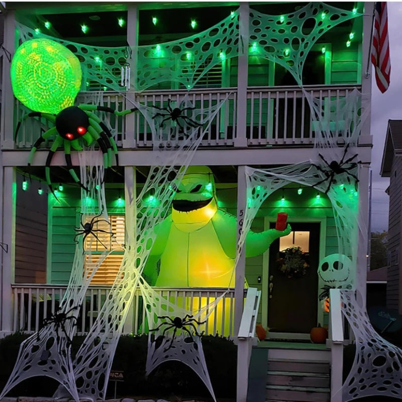 Spooky Stretch Spider Webs