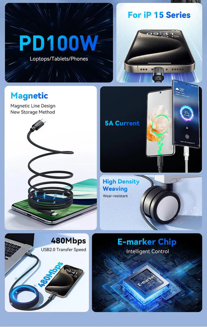 Magnetic Fast Charging Cable