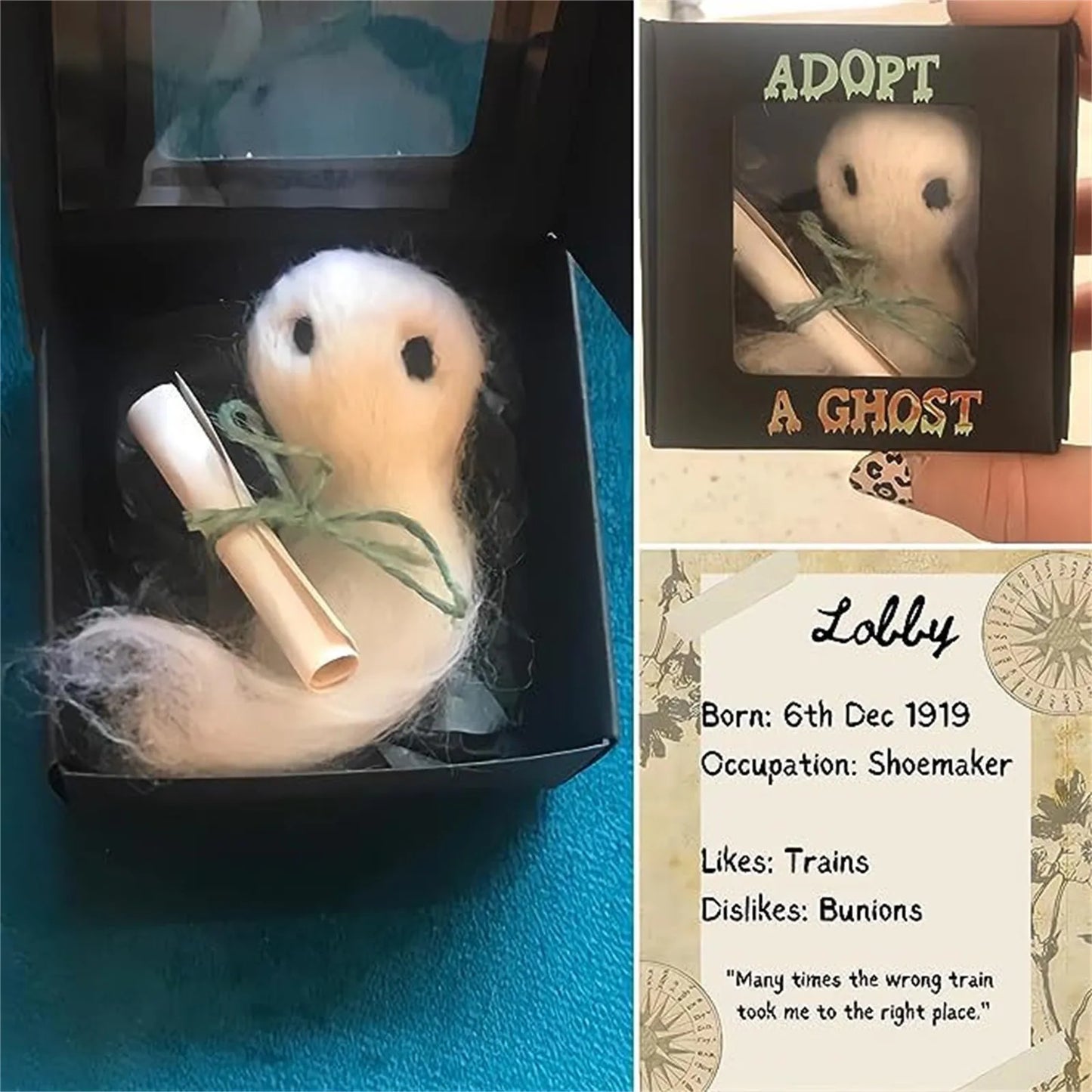 Adopt a Ghost Plush Friend