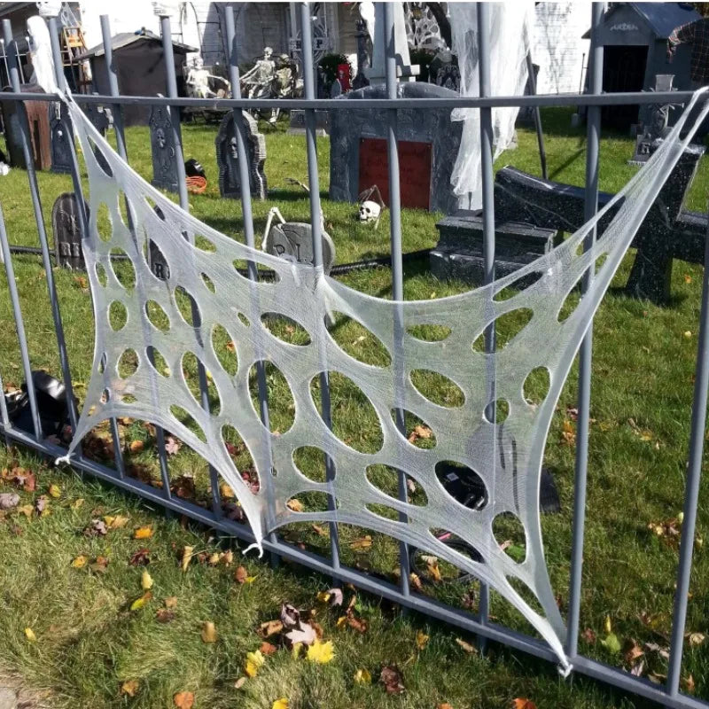 Spooky Stretch Spider Webs
